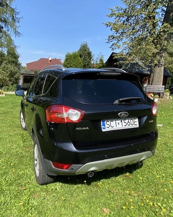 Ford Kuga cena 28500 przebieg: 211690, rok produkcji 2008 z Wisła małe 46